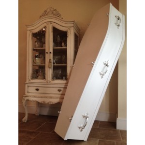 Traditional White Coffin - Wholesale prices Direct to the Public